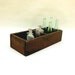 Rustic Divided Wood Box / Display Shelf