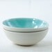 Mini Bowls in Aqua and White