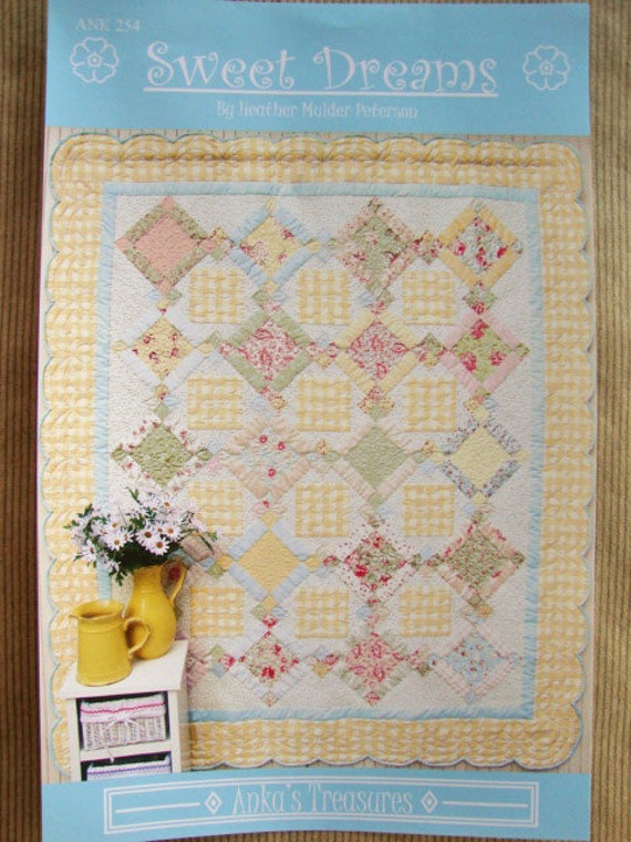 SWEET DREAMS Quilt Pattern from Anka's Treasures Fat