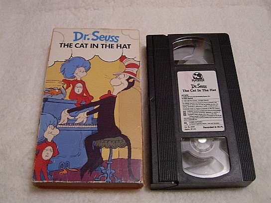 Rare Dr. Seuss The Cat in the Hat VHS 1989 Fox/CBS Company