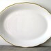 White Buffalo China Platter with Yellow Trim Restaurant Ware RESERVED FOR JENN