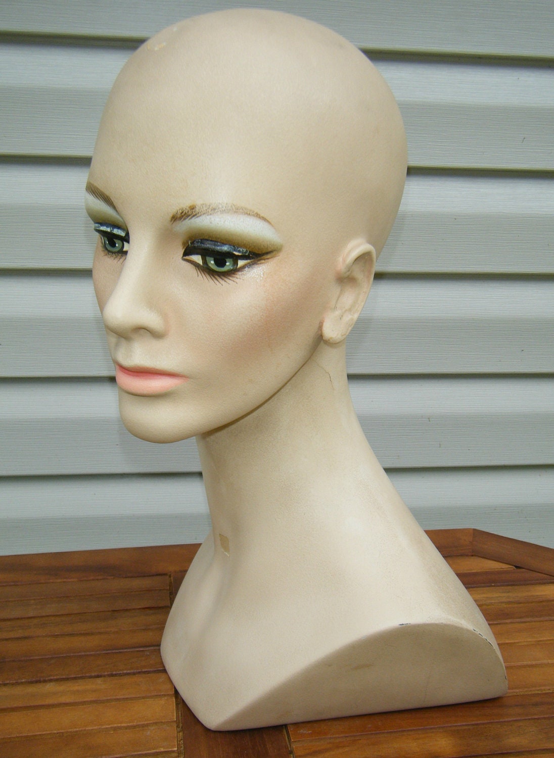 Download Vintage 1960s Mannequin Head Bust 5