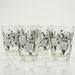 Vi n t a g e News Boys with Drink Recipes Low Ball Rocks Glasses Bar Ware Set of 4