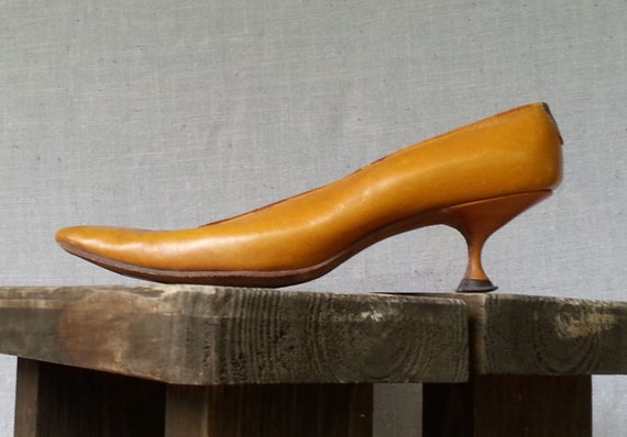 mustard yellow low heels