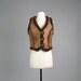 SALE SALE SALE Vintage 1970s brown sheepskin vest