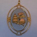 Pendant, Oriental Pendant, Asian Pendant, Chokin Style