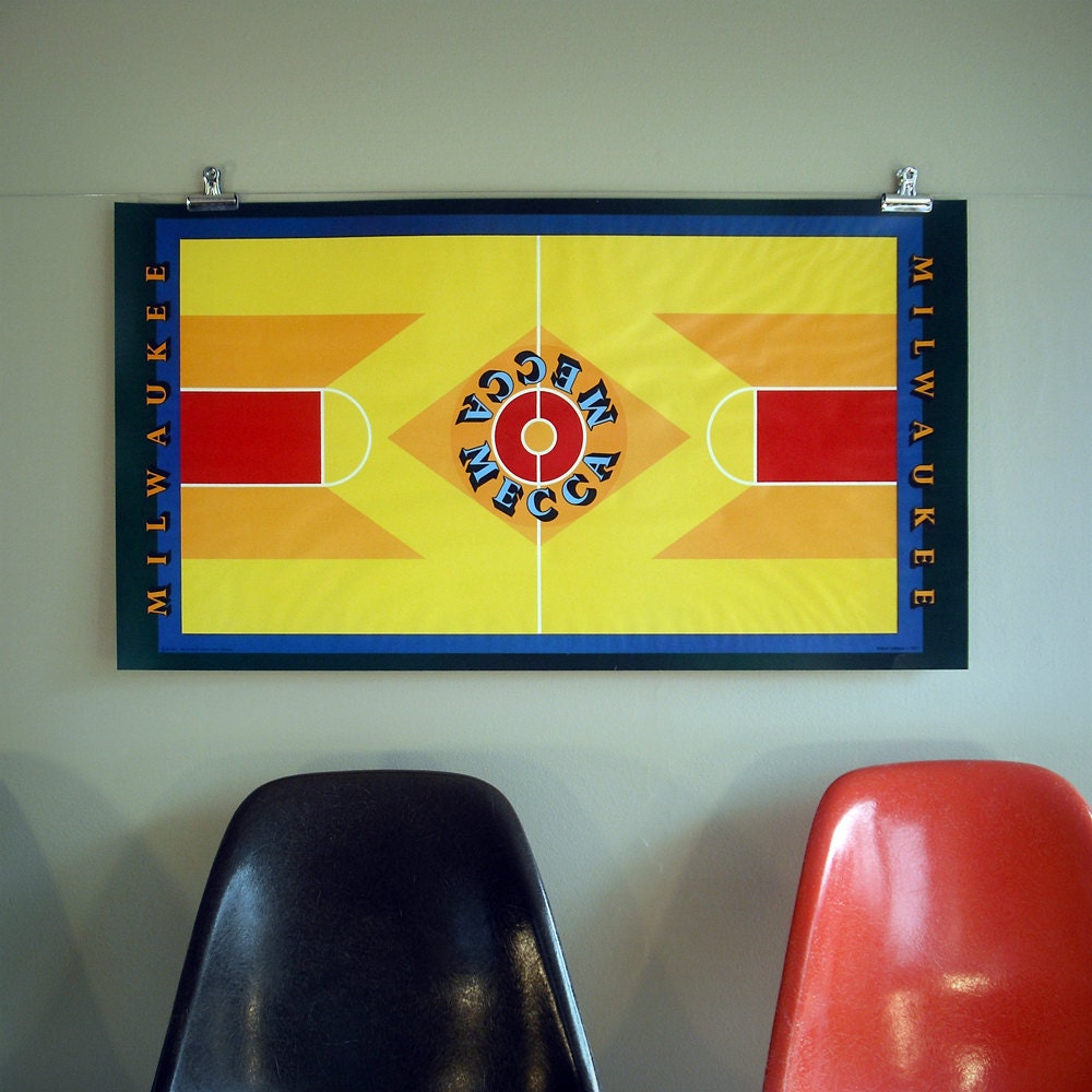 Robert Indiana Milwaukee Mecca poster design