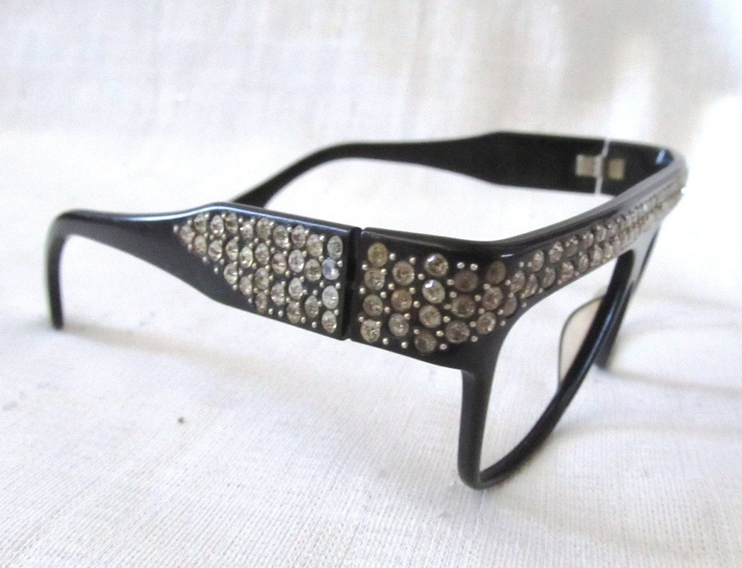 Hollywood Dazzle Rhinestone Covered Eyeglasses Glasses Frames