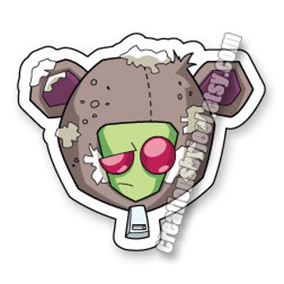invader zim teddy bear
