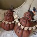 Halloween Pumpkin table decor figurine with halloween sign Paper Mache Country Primitive pumpkin with witch hat table decoration