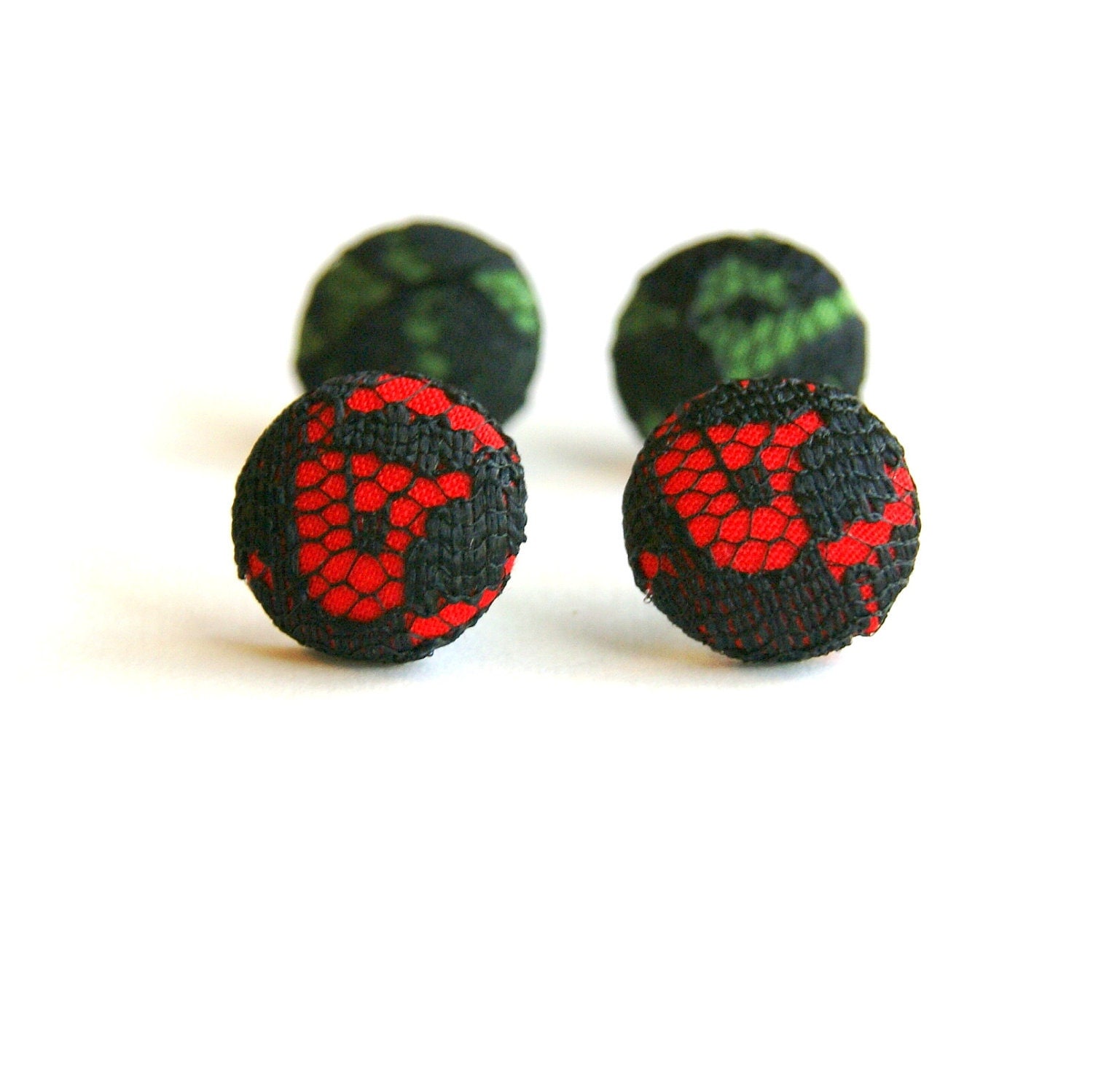 Fabric and Beaded Jewelry and Accessories by StylesbyHolly on Etsy