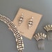Reserved for Nicole: Vintage Rhinestone Earrings, Bracelet and Hair Combs