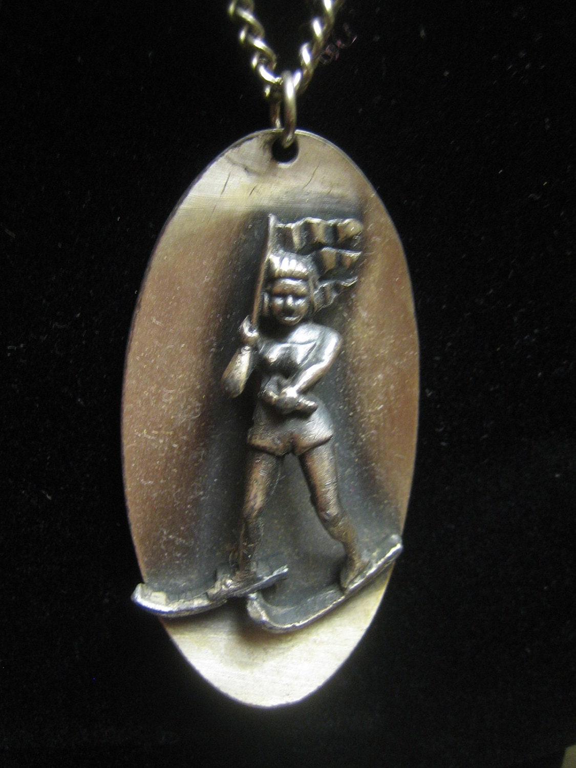 Necklace Pendant Water ski Florida Cypress by cheshirecatinc