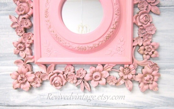 Baby Girl Nursery Wall Mirror