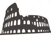 Items similar to The Colosseum silhouette on Etsy