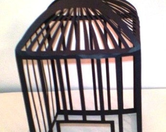 DIY Bird cage centerpiece