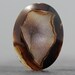 CLEARANCE - SALE - Brown Sparkling Druzy Drusy Stone - 39mm (3370)