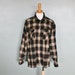 20 Dollar Sale - Vintage 80s BACKPACKER Flannel Shirt - Men Small Medium- Check Plaid