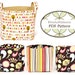 Easy to Sew Fabric Bin PDF Sewing Pattern - two sizes - FREE Shipping - by BlissfulPatterns