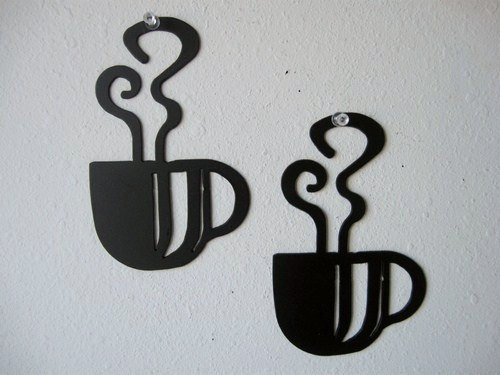 Coffee Metal Wall Art coffee cup wall art duo metal wall decoration Coffee Metal Wall Art coffee cup wall art duo metal wall decoration