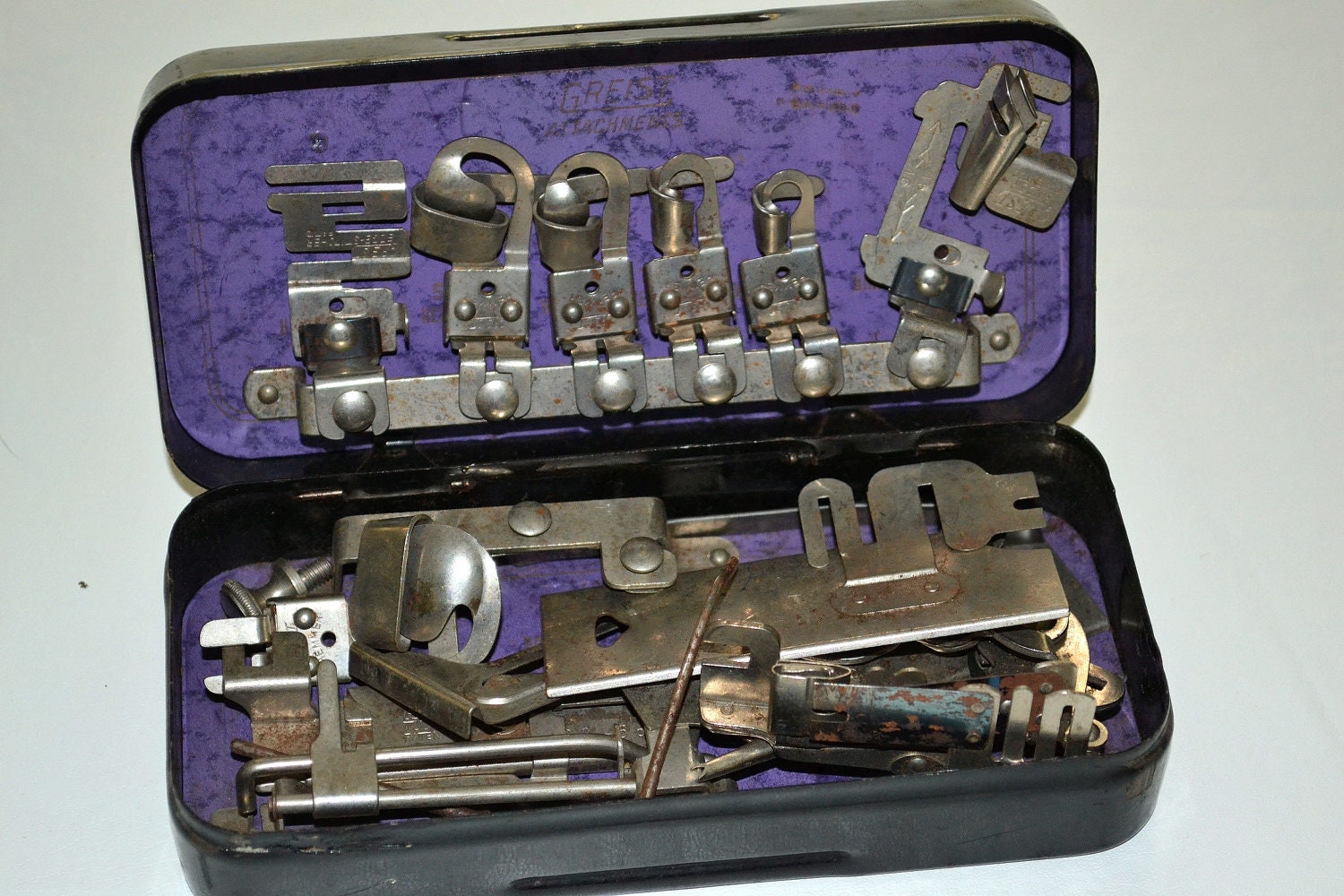 Antique Vintage Greist Sewing Machine Attachments