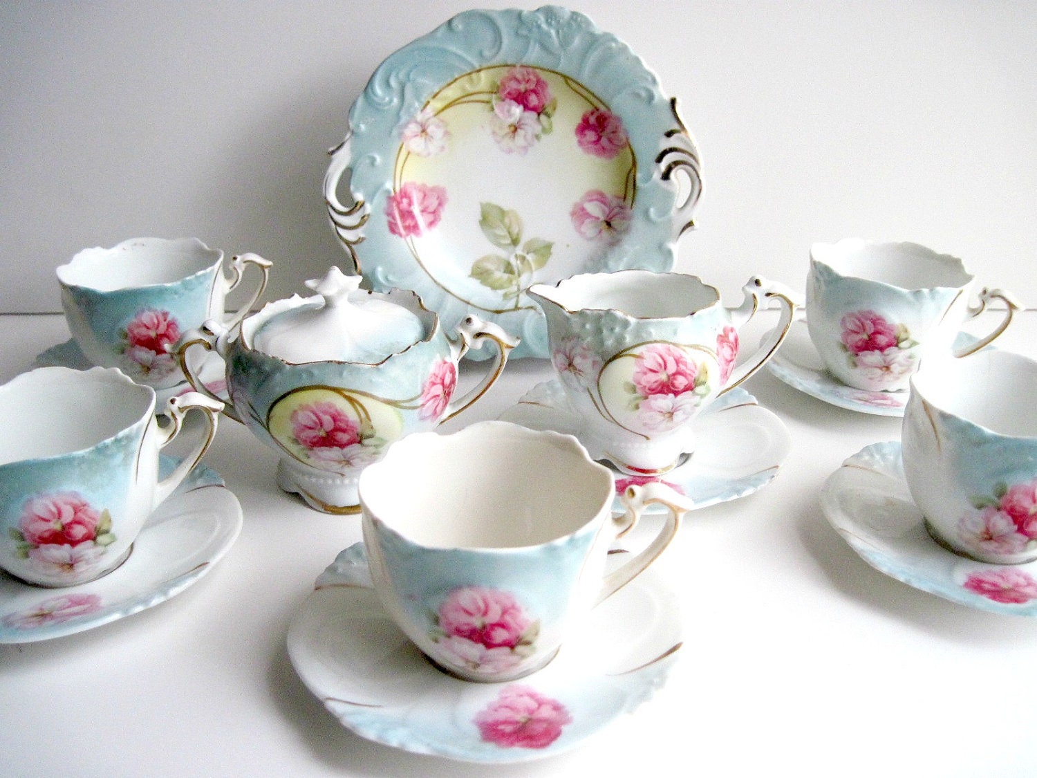 Childs Antique Bavarian Tea Set