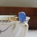 Vintage Gold Ring with Blue Stone. Addy on Etsy.