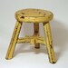 Vintage Yellow Stool