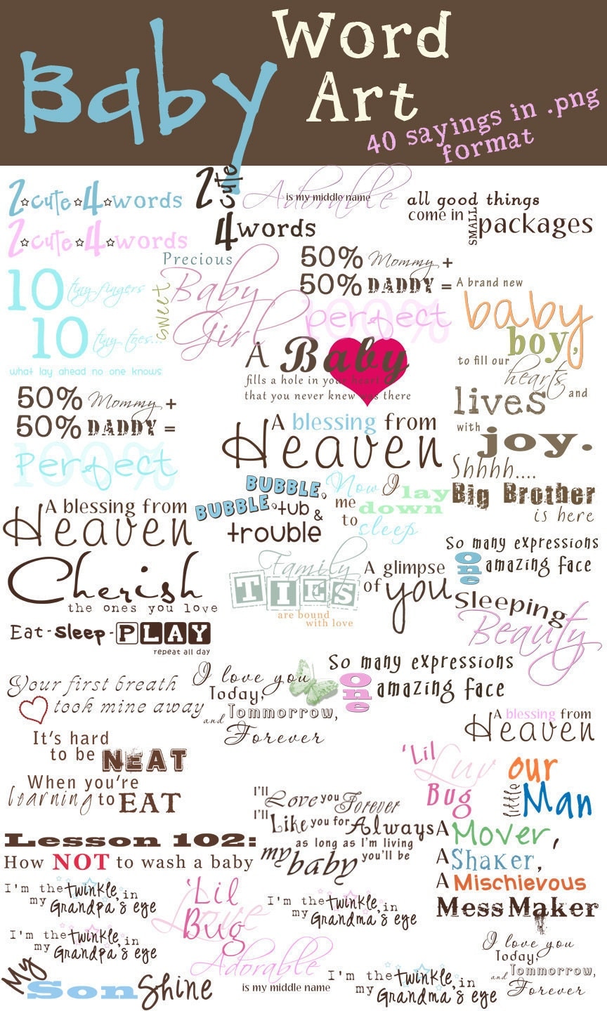 instant-download-baby-word-art-collection-40-sayings-for