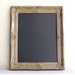 Reserved for Kristen - RUSH - Grey and Brown Old World Distressed with a Magnetic Chalkboard - 20inx30in