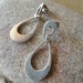 SALE Sterling Tear Drop Earrings