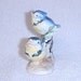 Vintage Blue Jay Bluejay Baby Bird Figurine Made In Japan Ceramic Circe 1940's