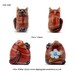 Lampwork glass cat bead 138