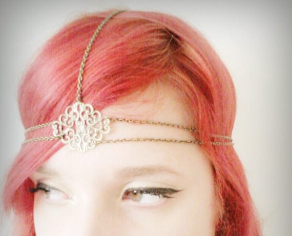 Chain Headpiece Boho Head Jewelry Bohemian Headband Boho