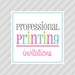 PROFESSIONAL PRINTING - 40 Professionally Printed Party Invitations - Petite Party Studio