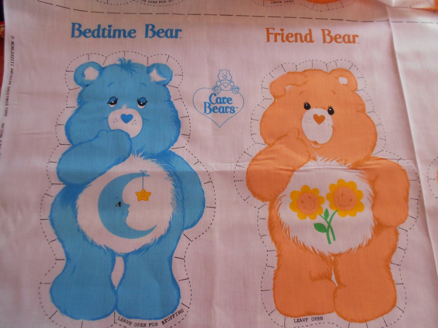 Care Bears DIY Soft Toy Pillow Bedtime Bear and Friend Bear