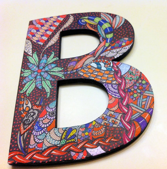 Decorative Alphabet Letter B Initial Letter B