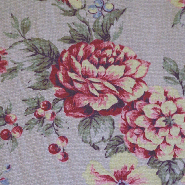 Fabric31 Vintage Upholstery Print Cotton by DartingDogFabric