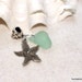 Sea Glass Beach Glass Starfish Charm from the shores of Lake Erie