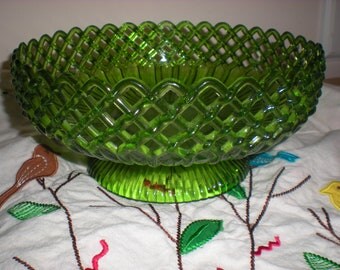 Vintage Green Regaline Bowl Vintage Plastic