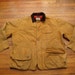 mens vintage duck cloth hunting jacket
