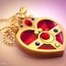 MADE TO ORDER Sailor Moon Inspired Cosmic Heart Compact Necklace Pendant Laser Cut Acrylic