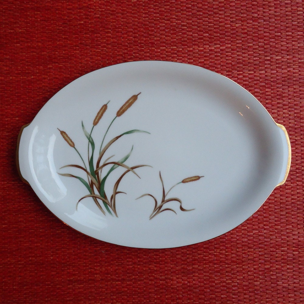Vintage Sango China September Song Oval Serving by VeejaysVintage