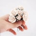9 Wedding Hair Pins - Ivory Cream Roses, Wedding Hair Flowers, Bridal Hair Pins