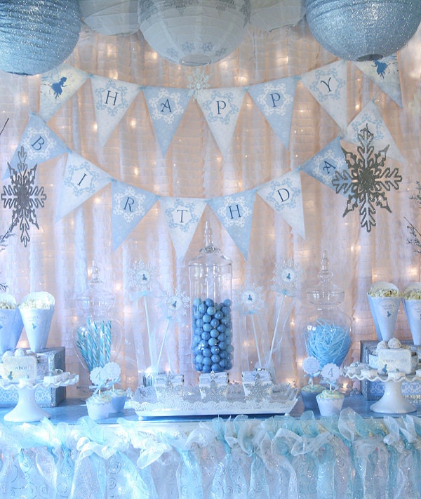 Snow Fairy Winter Wonderland Party by GwynnWassonDesigns on Etsy