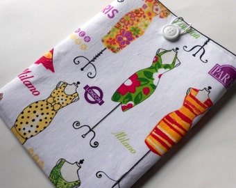 Kindle cover/Kindle sleeve/Nook sleeve/e-reader cover - Dresses