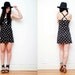 Vintage Floral Daisy Dress 90s Body Con