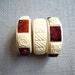Reserved 70s Lucite Cuffs, Bracelets Butterscotch, cream, swirl design, floral faux tortoise