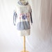womens nautical sailor style hoodie size medium