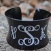 Personalized Monogram Cuff Bracelet